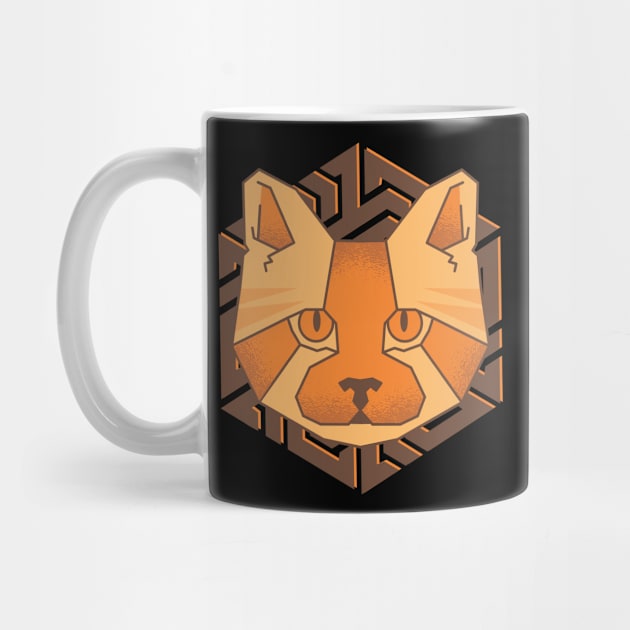 POLYGONAL CAT by LR_Collections